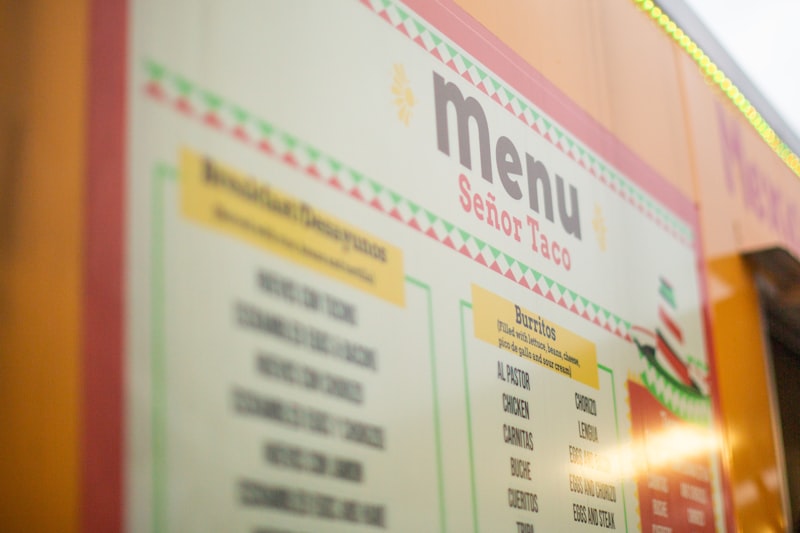 Obedove Menu